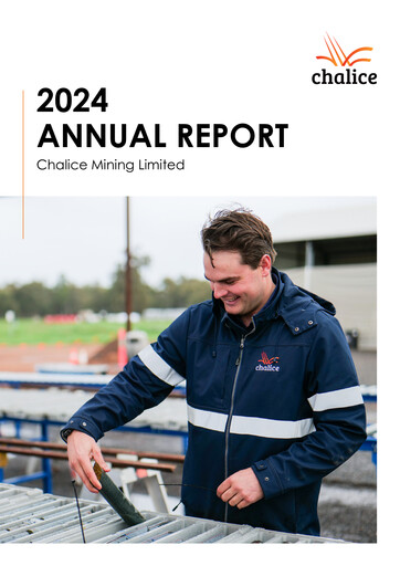 Thumbnail Chalice Mining Annual Report 2024