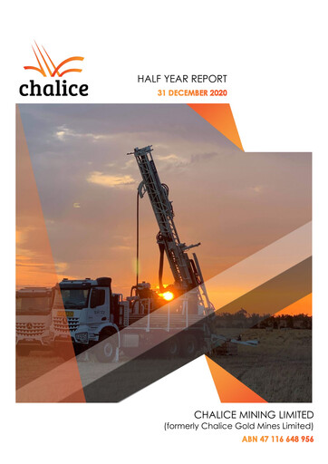 Thumbnail Chalice Mining Half-year Report 2021-h1