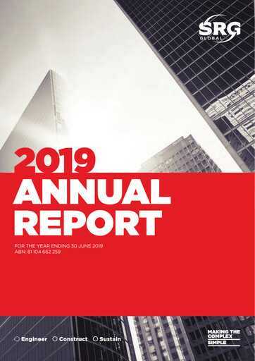 Thumbnail SRG Global Limited Annual Report 2019