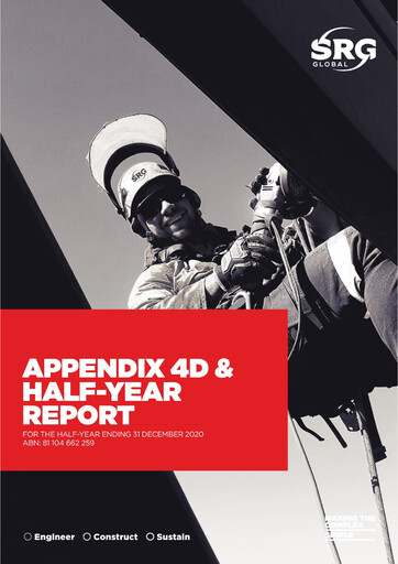 Thumbnail SRG Global Limited Half-year Report 2021-h1