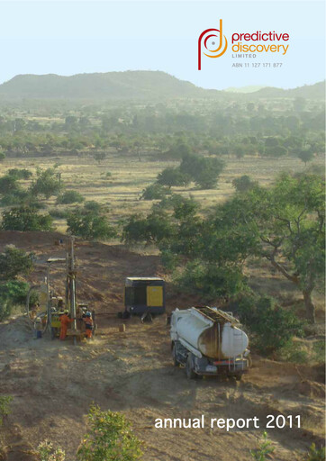 Thumbnail Predictive Discovery Limited Annual Report 2011