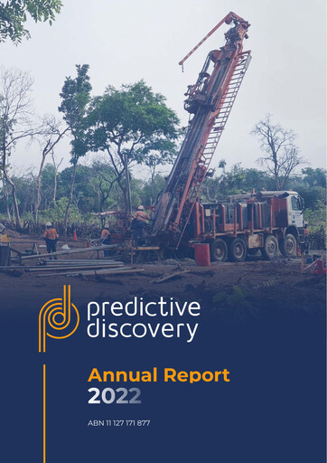 Thumbnail Predictive Discovery Limited Annual Report 2022