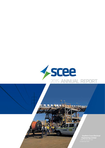 Thumbnail Southern Cross Electrical Engineering Annual Report 2015