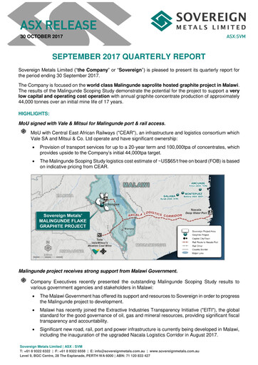 Thumbnail Sovereign Metals Quarterly Report 2017-q1