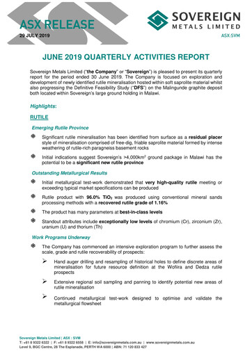Thumbnail Sovereign Metals Quarterly Report 2019-q4
