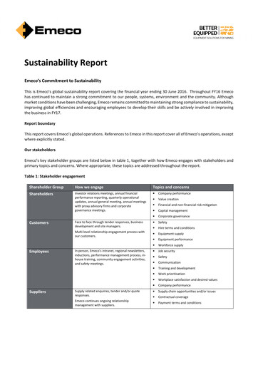 Thumbnail Emeco Holdings Sustainability Report 2016