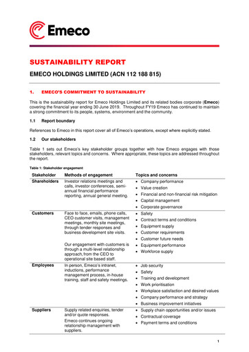 Thumbnail Emeco Holdings Sustainability Report 2019