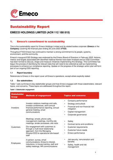 Thumbnail Emeco Holdings Sustainability Report 2023