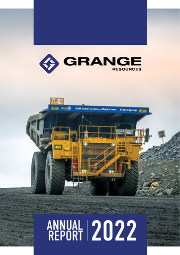 Thumbnail Grange Resources Annual Report 2022