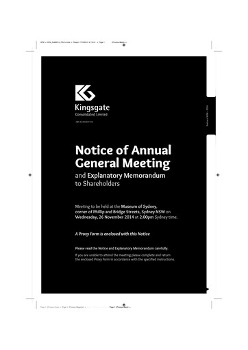 Thumbnail Kingsgate Consolidated Limited Annual Report 2014