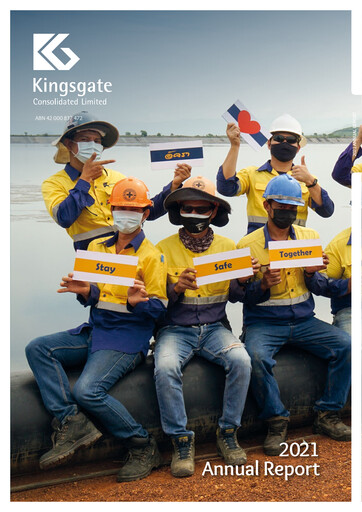 Thumbnail Kingsgate Consolidated Limited Annual Report 2021
