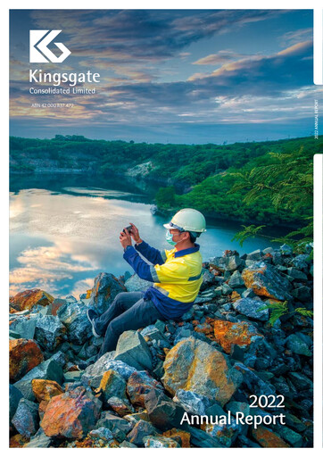 Thumbnail Kingsgate Consolidated Limited Annual Report 2022