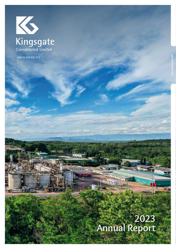 Thumbnail Kingsgate Consolidated Limited Annual Report 2023