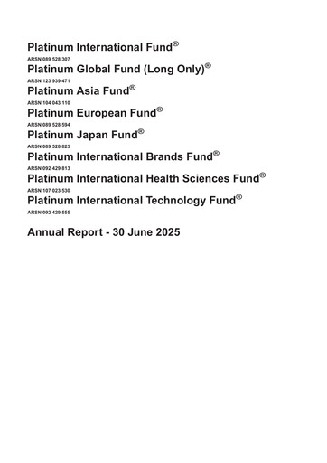 Thumbnail Platinum Capital Financial Statement 2025