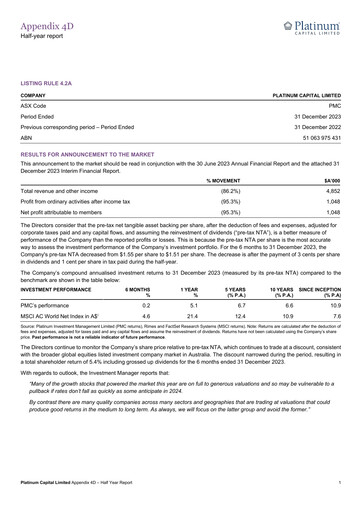 Thumbnail Platinum Capital Half-year Report 2023-h1