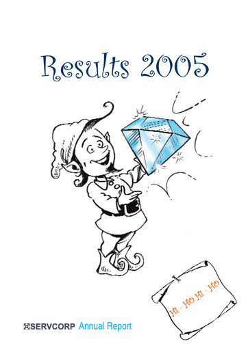 Miniature Servcorp Limited Rapport annuel 2005