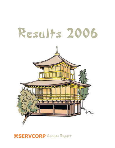 Miniature Servcorp Limited Rapport annuel 2006