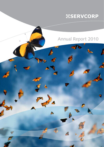 Miniature Servcorp Limited Rapport annuel 2010