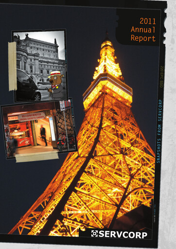 Miniature Servcorp Limited Rapport annuel 2011