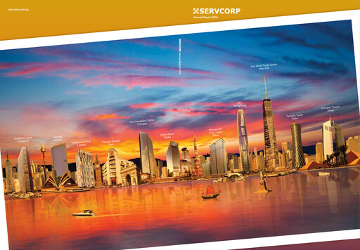 Miniature Servcorp Limited Rapport annuel 2014
