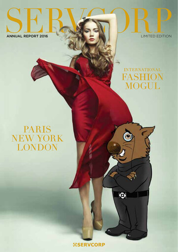 Miniature Servcorp Limited Rapport annuel 2016