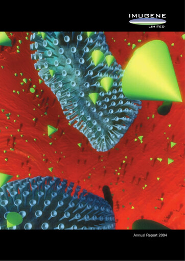 Miniature Imugene Rapport annuel 2004
