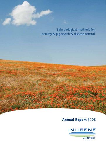 Miniature Imugene Rapport annuel 2008
