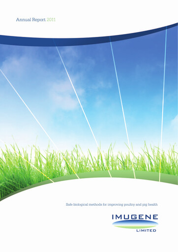 Miniature Imugene Rapport annuel 2011