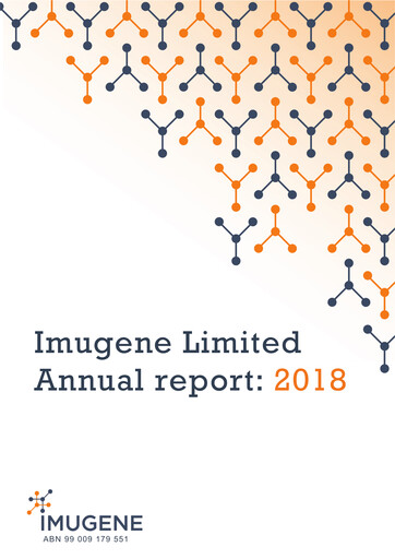 Miniature Imugene Rapport annuel 2018