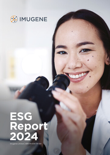 Thumbnail Imugene ESG Report 2024