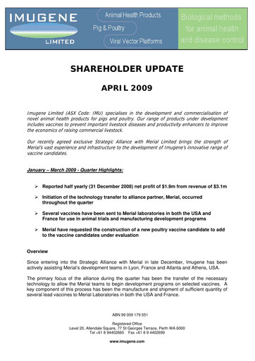 Vorschaubild Imugene Quartalsbericht 2009-q3