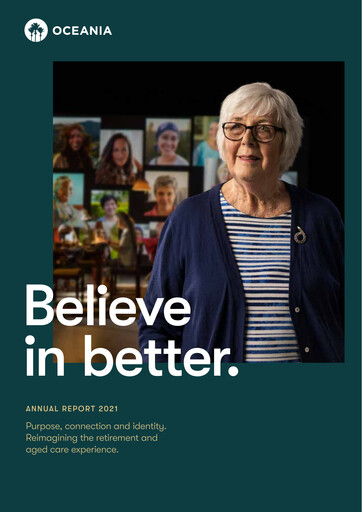 Thumbnail Oceania Healthcare Annual Report 2021