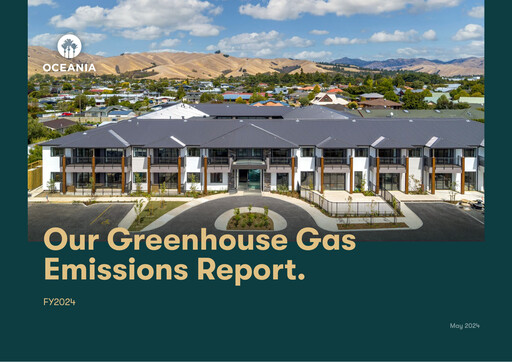 Thumbnail Oceania Healthcare ESG Report 2022-2024