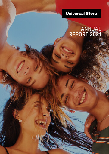 Miniature Universal Store Holdings Rapport annuel 2021