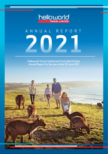 Miniature Helloworld Travel Rapport annuel 2021