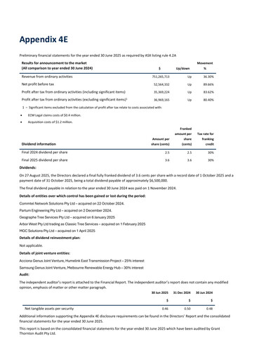 Thumbnail GenusPlus Group Limited Financial Report 2024-2025
