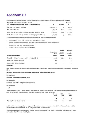 Thumbnail GenusPlus Group Limited Half-year Report 2020-2021-h1