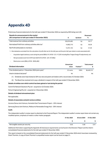 Thumbnail GenusPlus Group Limited Half-year Report 2024-2025-h1