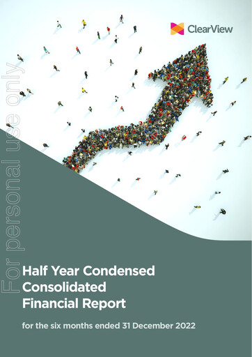 Thumbnail ClearView Wealth Limited Half-year Report 2023-h1