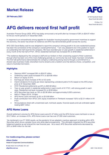 Thumbnail Australian Finance Group Half-year Report 2021-h1