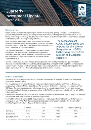 Vorschaubild Argo Global Listed Infrastructure Quartalsbericht 2023-q1