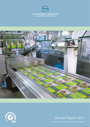 Thumbnail Sanford Limited Annual Report 2011