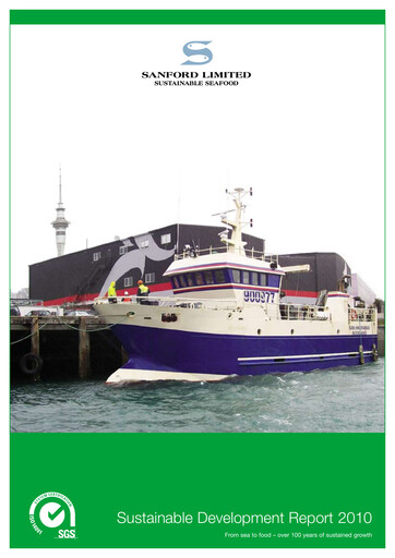 Thumbnail Sanford Limited Sustainability Report 2010