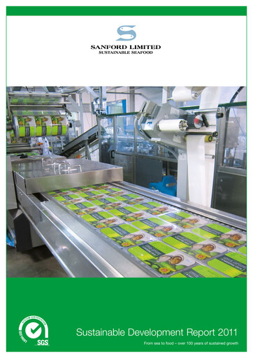 Thumbnail Sanford Limited Sustainability Report 2011