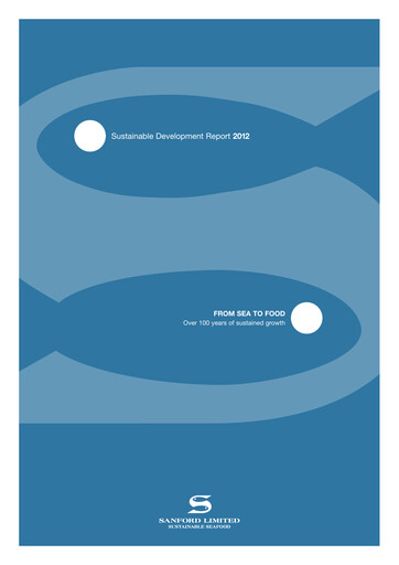 Thumbnail Sanford Limited Sustainability Report 2012