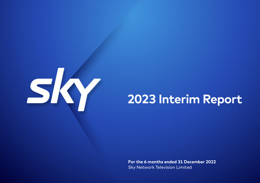 Thumbnail SKY Network Television Limited Half-year Report 2023-h1
