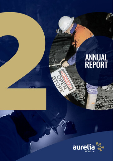 Thumbnail Aurelia Metals Annual Report 2020