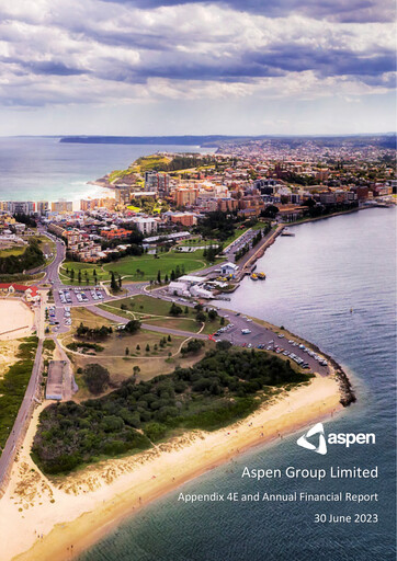 Thumbnail Aspen Group Financial Report 2022-2023