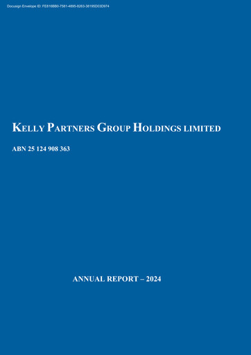 Thumbnail Kelly Partners Group Annual Report 2024