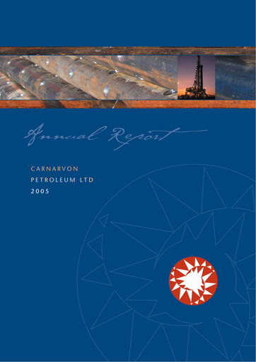Thumbnail Carnarvon Energy Annual Report 2005
